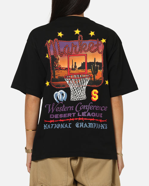 Market Desert League T-Shirt Pirate Black