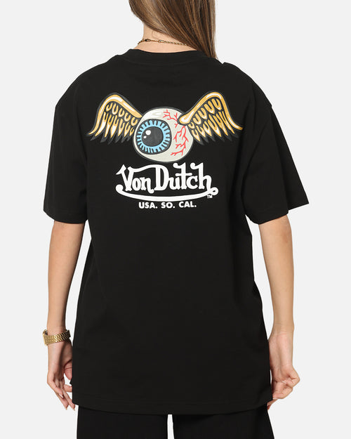 Von Dutch Flying Eyeball T-Shirt Black