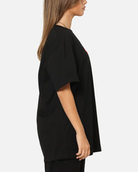 Von Dutch Distressed Embroidered Patch T-Shirt Black