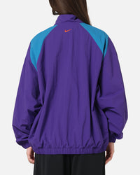 Nike Women's Sportswear Logo Oversized Woven Jacket Court Purple