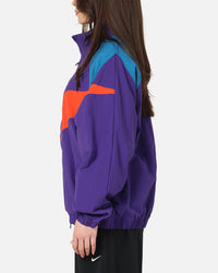 Nike Women's Sportswear Logo Oversized Woven Jacket Court Purple
