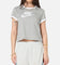 Nike Women's Sportswear Graphic Ringer T-Shirt Dark Grey Heather