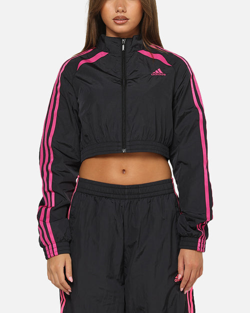 Adidas Women's Teamgeist Track Top Jacket Black/Pink