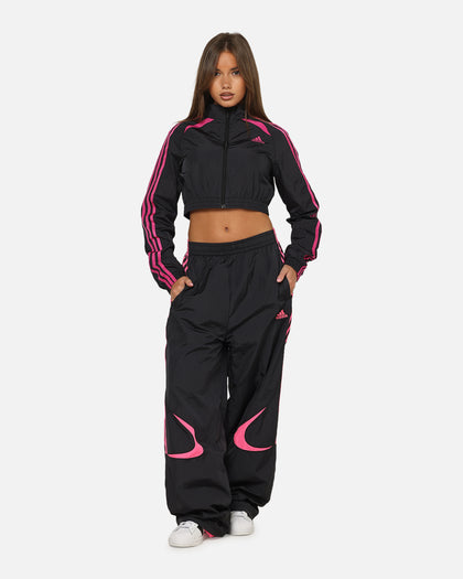 Adidas Women's Teamgeist Track Top Jacket Black/Pink