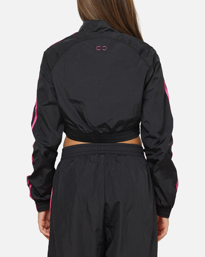 Adidas Women's Teamgeist Track Top Jacket Black/Pink