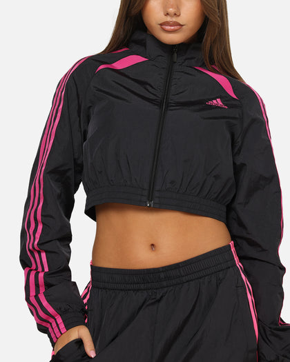 Adidas Women's Teamgeist Track Top Jacket Black/Pink