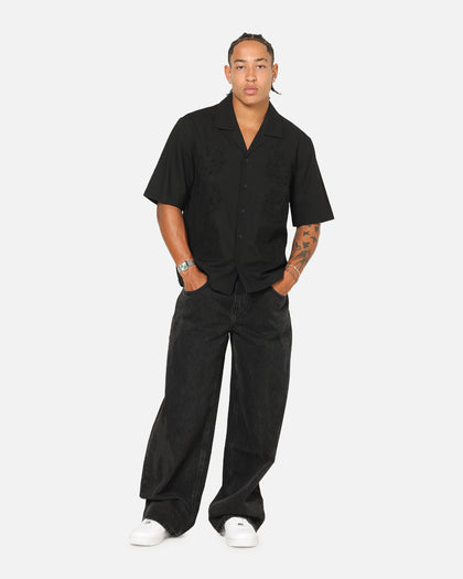 Saint Morta Gardenia Button Up Shirt Black/Black