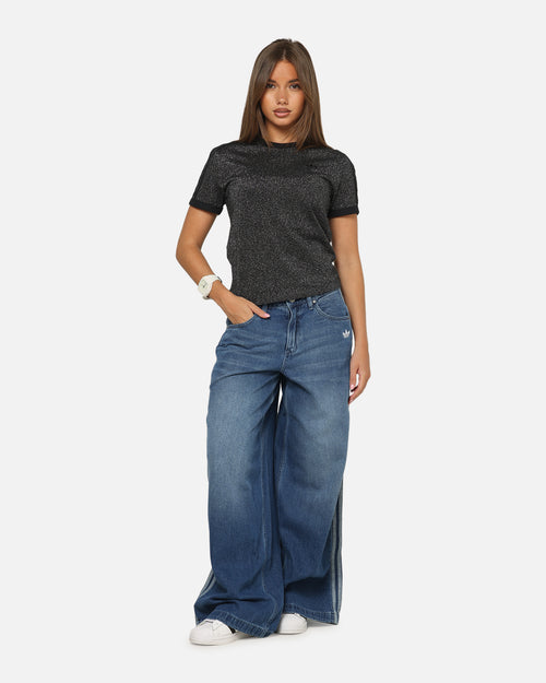 Adidas Women's Lurex Cali T-Shirt Black