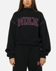 Nike Women's Sportswear Phoenix Fleece Mock-Neck Crewneck Black