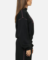 Nike Women's Sportswear Phoenix Fleece Mock-Neck Crewneck Black