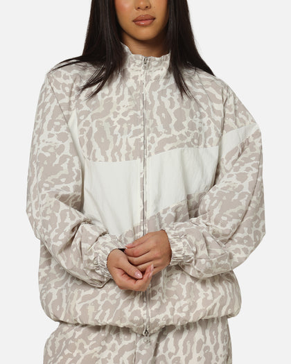 Nike Women's Sportswear Woven Printed Jacket Leopard/White