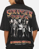 73Studio X Stranger Things Hawkins Heroes T-Shirt Black Acidwash