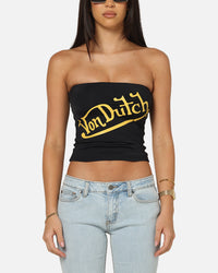 Von Dutch Women's Bandeau Top Black