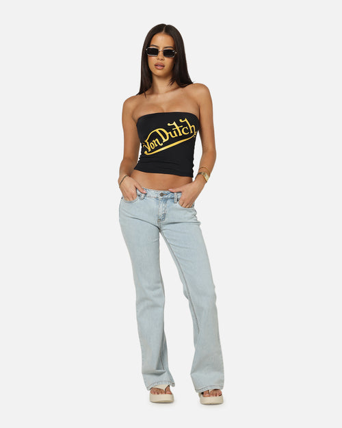 Von Dutch Women's Bandeau Top Black