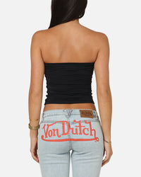 Von Dutch Women's Bandeau Top Black