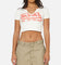 Von Dutch Women's Cropped T-Shirt White