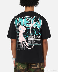 The Pokémon Collection By 73Studio Mew Vintage T-Shirt Off Black