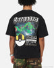The Pokémon Collection By 73Studio Rayquaza Vintage T-Shirt Off Black