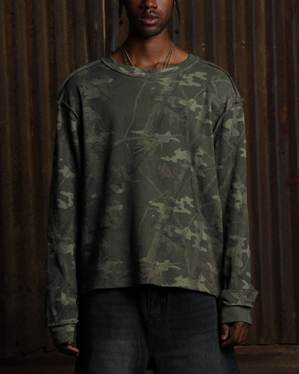 American Thrift Long Sleeve Thermal T-Shirt Camo