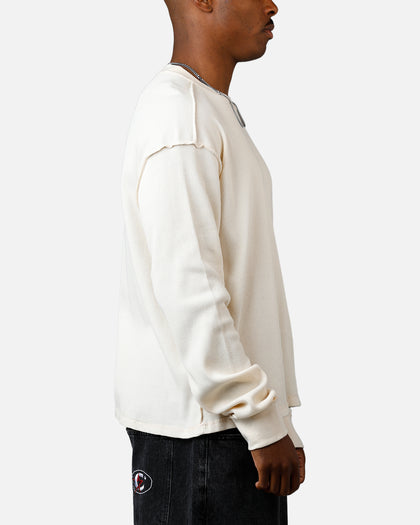 American Thrift Long Sleeve Thermal T-Shirt Off White