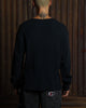 American Thrift Long Sleeve Thermal T-Shirt Washed Black