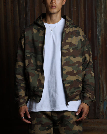 American Thrift Zip Hoodie Camo