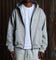 American Thrift Zip Hoodie Grey Heather