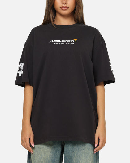 Mitchell & Ness X Mclaren Piastri And Norris Team Mates T-Shirt Washed Black