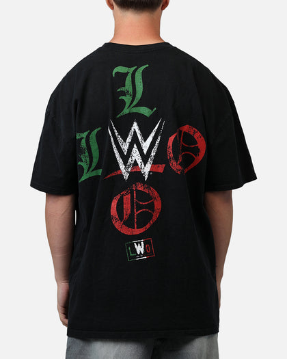 Culture Kings X WWE LWO Logo T-Shirt Black
