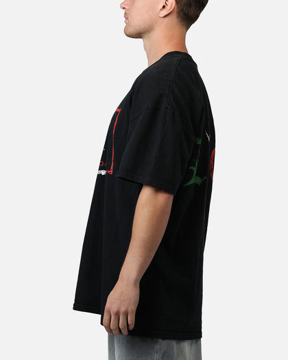 Culture Kings X WWE LWO Logo T-Shirt Black