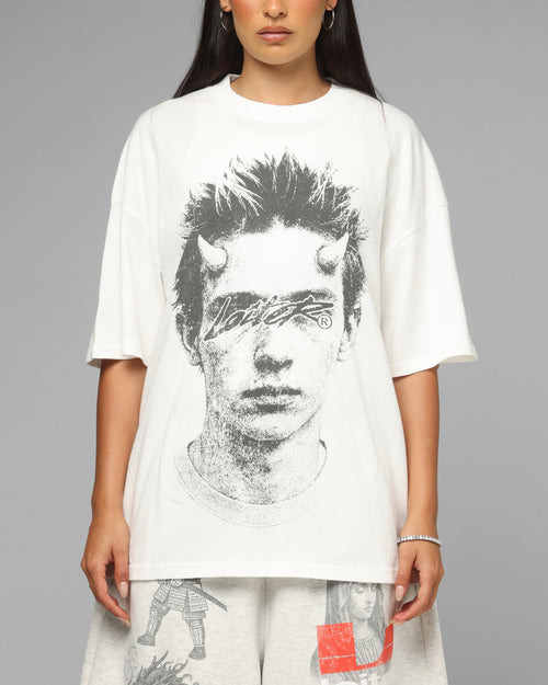 Loiter Born Again T-Shirt Off White
