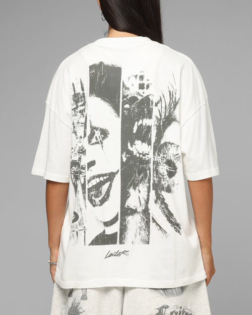 Loiter Born Again T-Shirt Off White