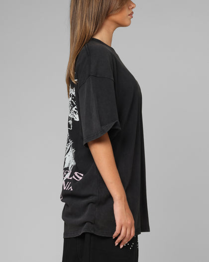 Loiter Dustborn T-Shirt Black Acidwash