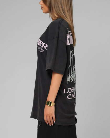 Loiter Dustborn T-Shirt Black Acidwash