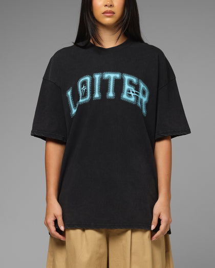Loiter Phanton 98 T-Shirt Black Acidwash