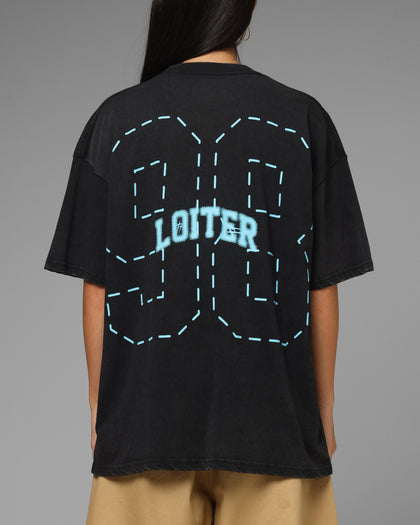 Loiter Phanton 98 T-Shirt Black Acidwash