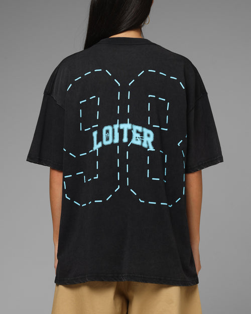 Loiter Phanton 98 T-Shirt Black Acidwash