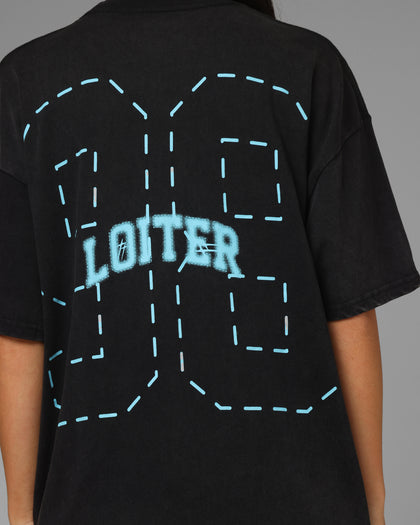 Loiter Phanton 98 T-Shirt Black Acidwash