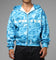 Loiter Digi Camo Zip Hoodie Blue Camo