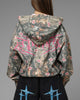 Loiter Waffle Zip Hoodie Pink Tree Camo
