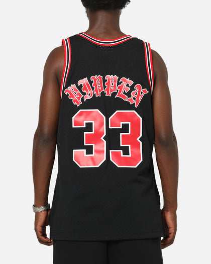 Mitchell & Ness Chicago Bulls Scottie Pippen Gothic Swing Jersey Black