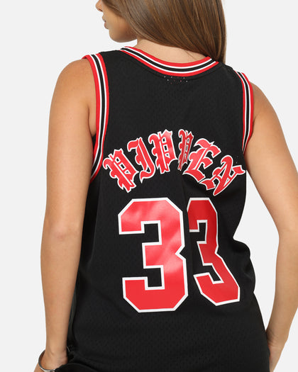 Mitchell & Ness Chicago Bulls Scottie Pippen Gothic Swing Jersey Black