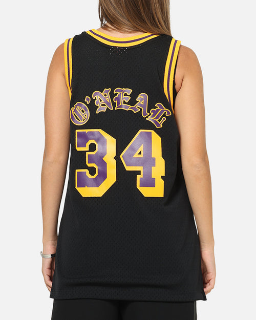 Mitchell & Ness Los Angeles Lakers Shaquille O'Neal Gothic Swing Jersey Black