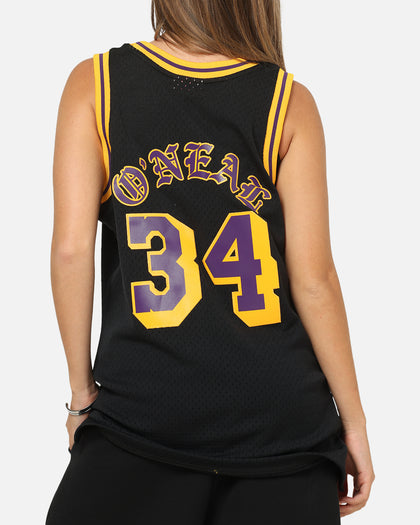 Mitchell & Ness Los Angeles Lakers Shaquille O'Neal Gothic Swing Jersey Black