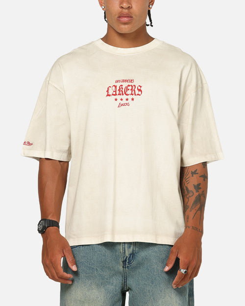 Mitchell & Ness Los Angeles Lakers Star T-Shirt Vintage White