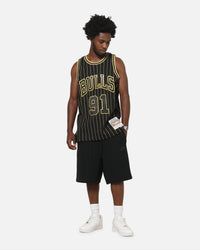 Mitchell & Ness Chicago Bulls Dennis Rodman Swing Jersey Black/Gold