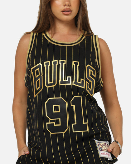 Mitchell & Ness Chicago Bulls Dennis Rodman Swing Jersey Black/Gold