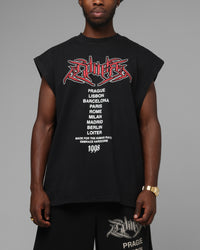 Loiter Hardcore Muscle T-Shirt Washed Black