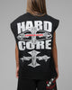 Loiter Hardcore Muscle T-Shirt Washed Black