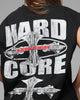 Loiter Hardcore Muscle T-Shirt Washed Black